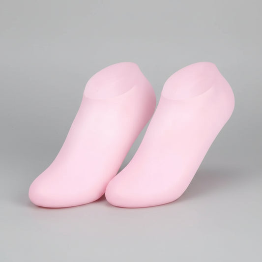 2 Pack Moisturizing Silicone Gel Socks