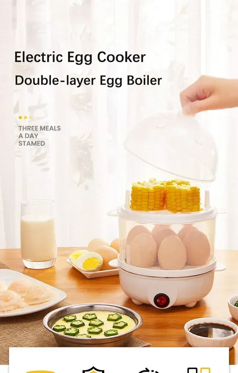 Double Layer Egg Boiler
