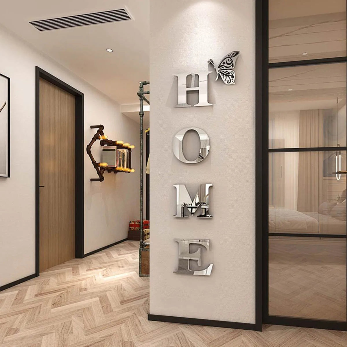 3D Mirror Wall Sticker